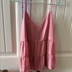 Blush Pink Tiered Camisole
